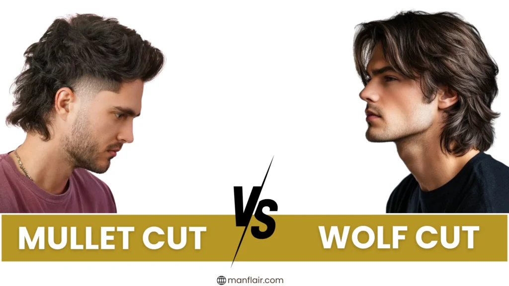 Mullet cut vs Wolf cut